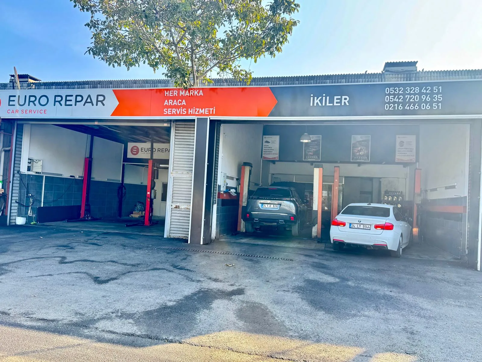 İkiler Oto servis alanı